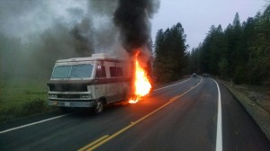 Motorhome Fire